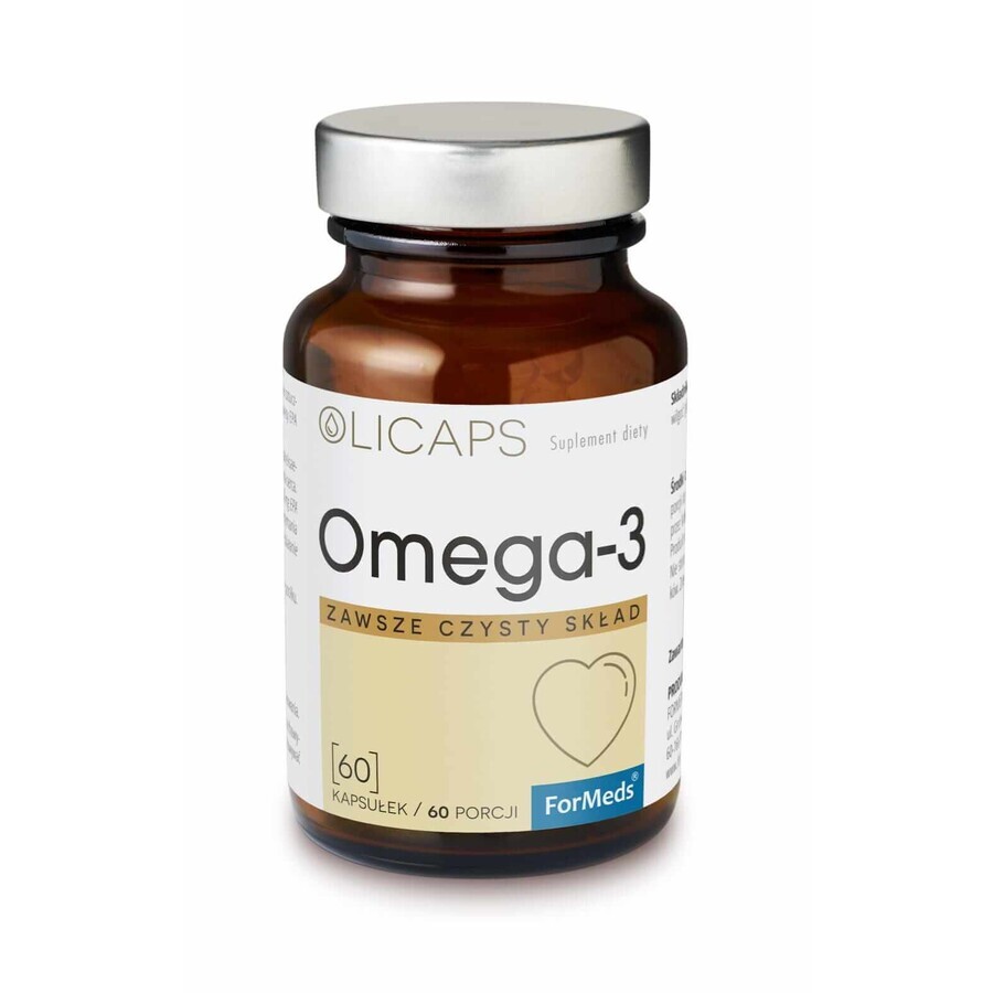 OLICAPS OMEGA-3 DHA EPA 60 gélules Formes