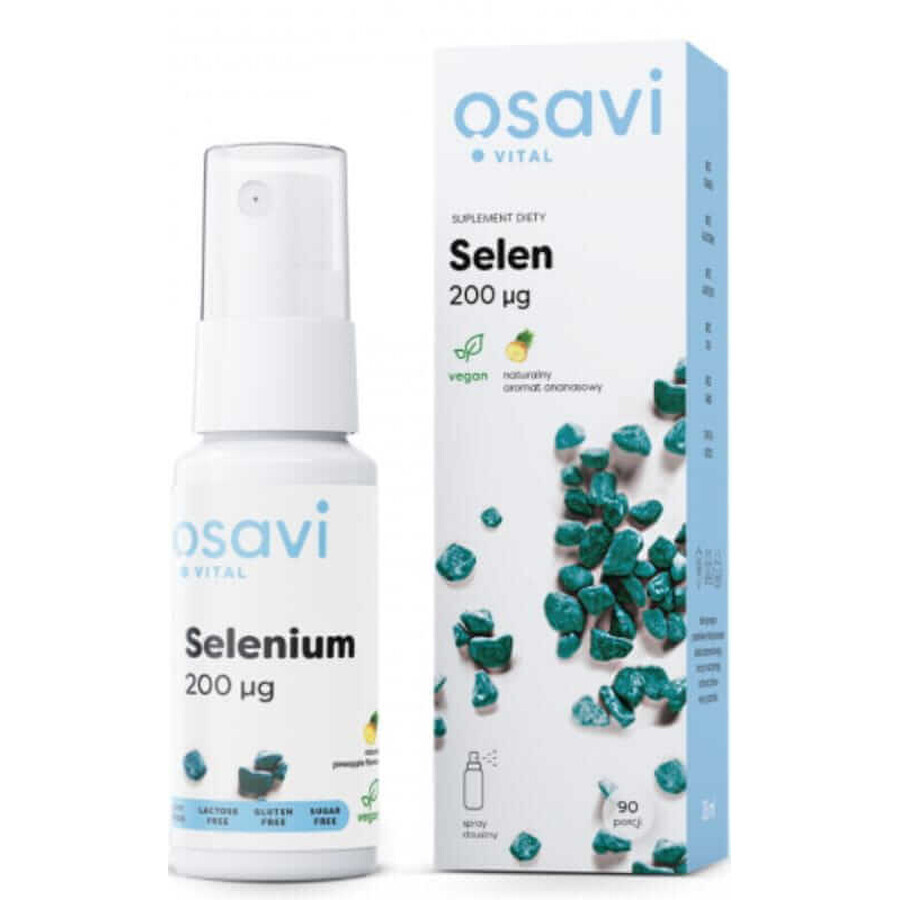 Osavi Selenium 200 µg - 26 ml spray buccal, saveur ananas