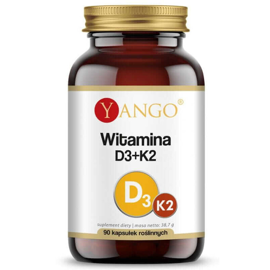 Vitamina D3+K2 90 capsule Yango