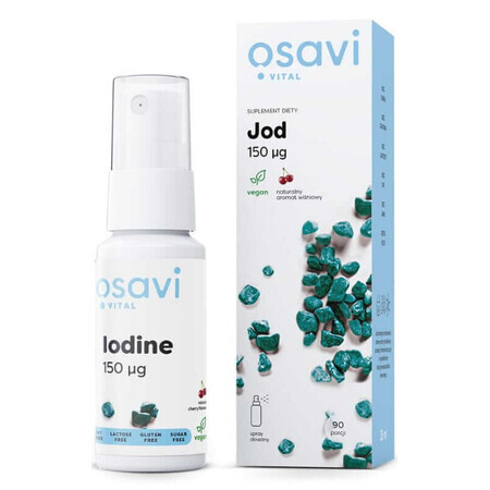 Osavi Iod 150 µg - 26 ml spray oral, aromă de cireșe