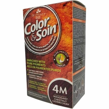 Color & Soin hair dye (mahogany brown) 4M 135ml