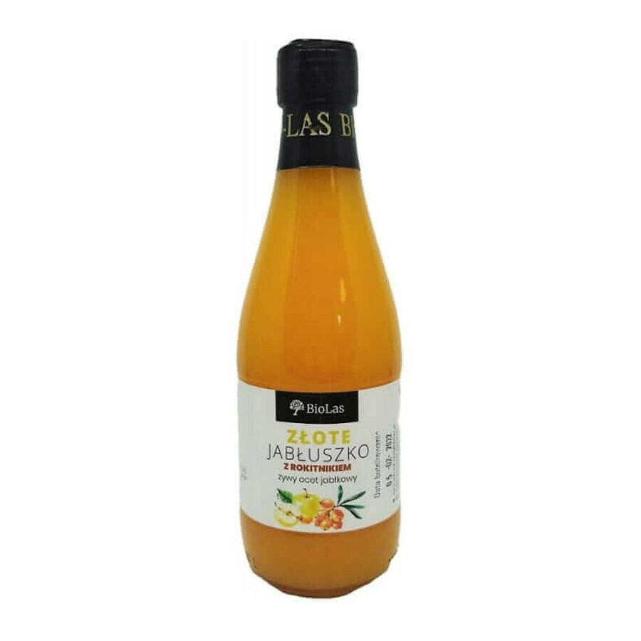 Vinagre de manzana dorado con espino amarillo 330 ml Bio-Las