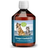 Omega-3 for dogs and cats marine fish oil EPA and DHA 500 ml Tierlieb Sanct Bernhard