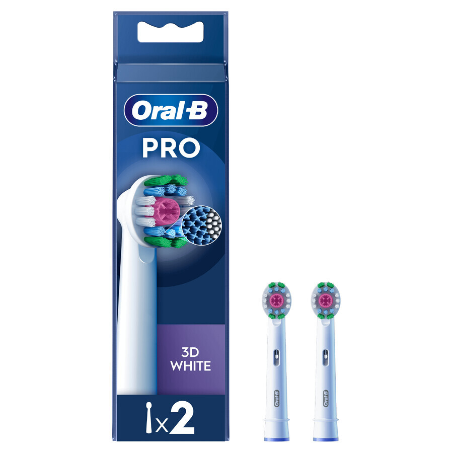 3D White Electric Toothbrush 3D White, 2 pcs, Oral-B