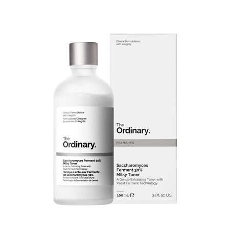 Toner exfoliant cu fermenti Saccharomyces 30% Milky Toner, 100 ml, The Ordinary