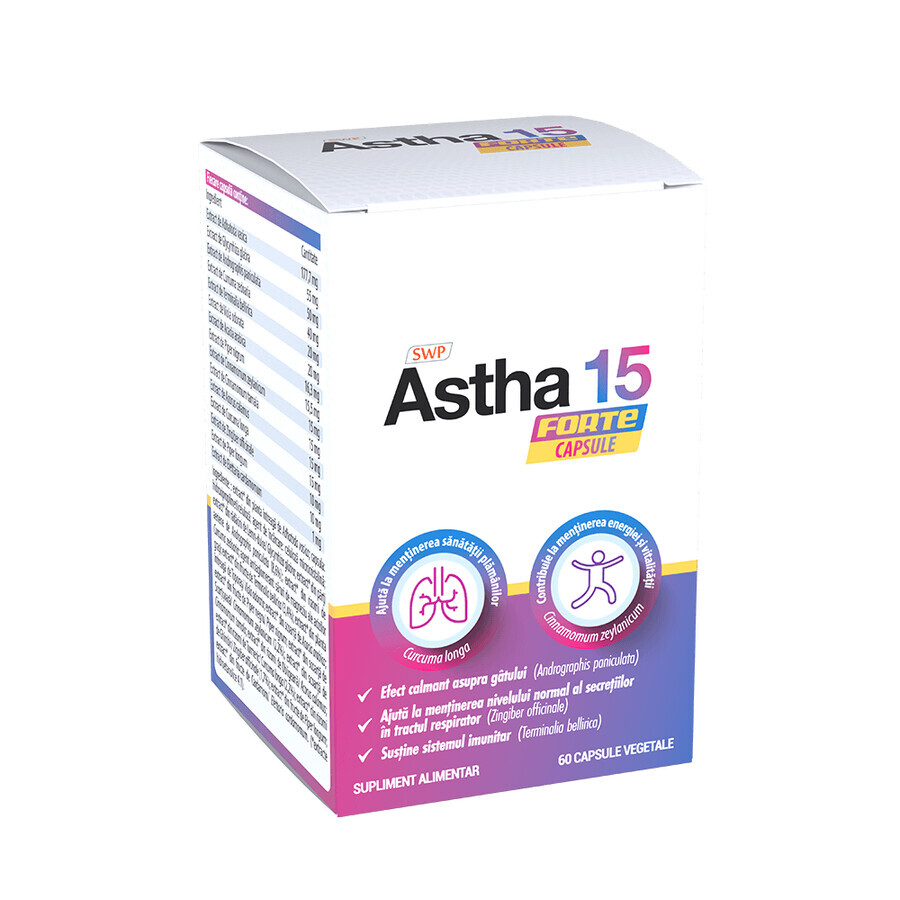 Astha 15 Forte, 60 capsule, Sun Wave Pharma