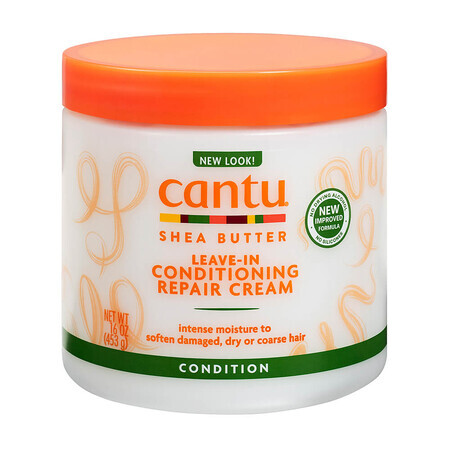 Crema leave-in reparatoare pentru par, 453 g, Cantu