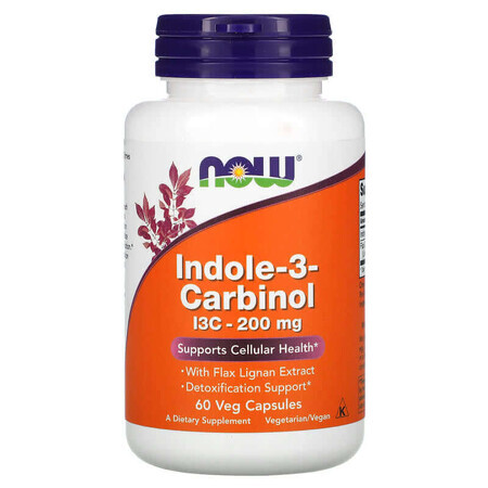 Indol-3 Carbinol, 200 mg, 60 vegetarische Kapseln, Now Foods