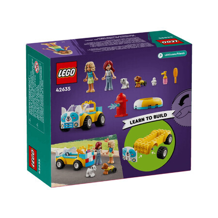 Masina pentru toaletarea cainilor, 4+ ani, 42635, Lego Friends