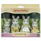 Set 4 figurine Familia Iepurasilor Cottontail Sylvanian Families, +3 ani, Epoch