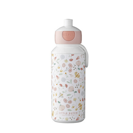 Sticla cu Pop-up, Flowers & Butterflies, 400 ml, Little Dutch