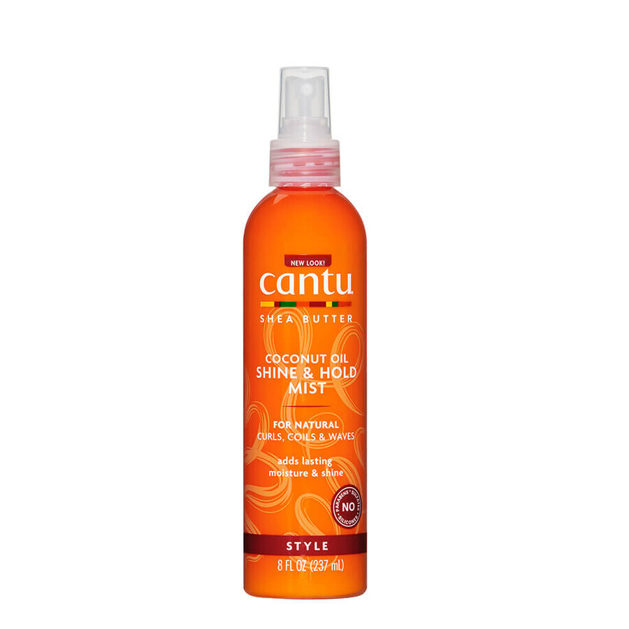 Shine & Hold Mist Kokosnoot Olie Spray, 237 ml, Cantu