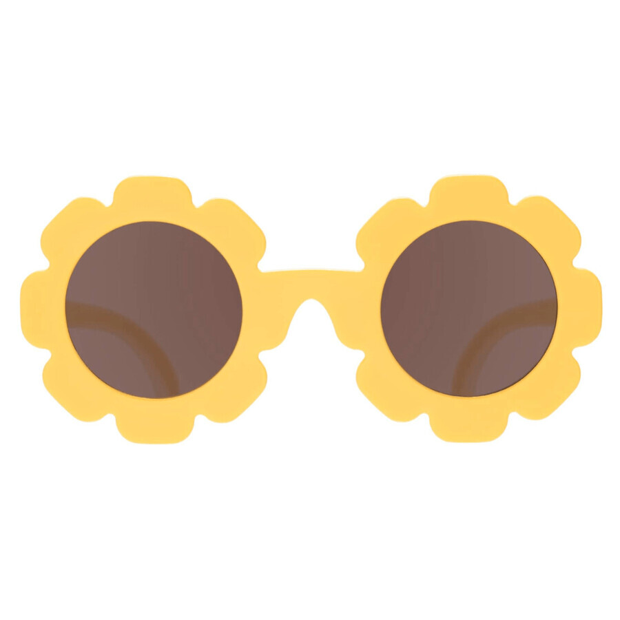 Ochelari de soare ultraflexibili cu lentile amber pentru copii, 0-2 ani, Sweet Sunflower, Babiators