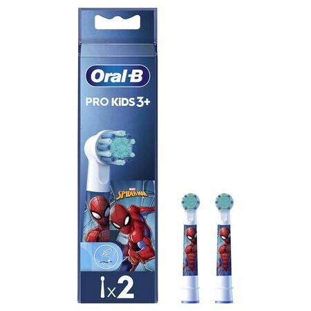 Spazzolino elettrico per bambini, Spiderman / Frozen, 2 pezzi, Oral-B