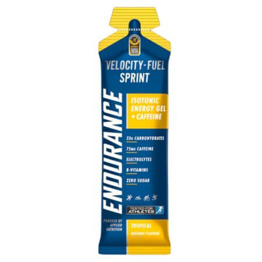 Gel energizant Velocity Fuel Sprint Endurance, 60 g, Tropical, Applied Nutrition