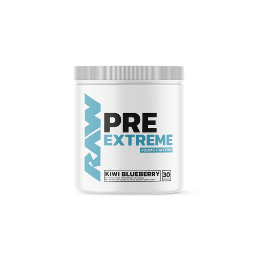 Pre Workout Extreme, 360g, Kiwi Blaubeere, Raw Nutrition