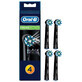 Rezerve pentru periuta de dinti electrica Cross Action, Negru 4 buc, Oral-B