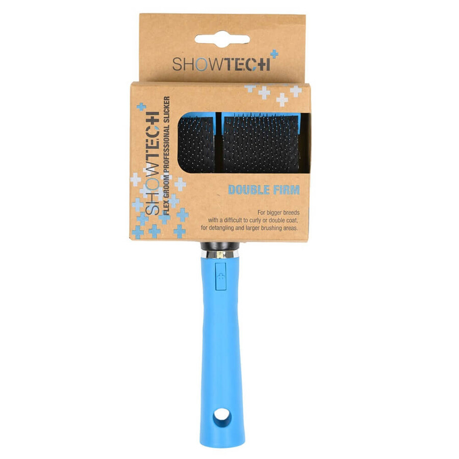 Dog brush Slicker Flex Groom Double Firm, 1 piece, Show Tech+