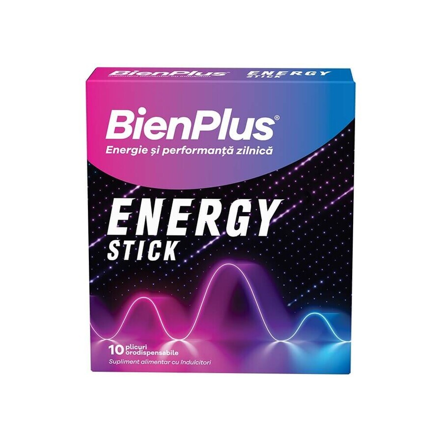 BienPlus Energy Stick, 10 plicuri orodispersabile, Fiterman