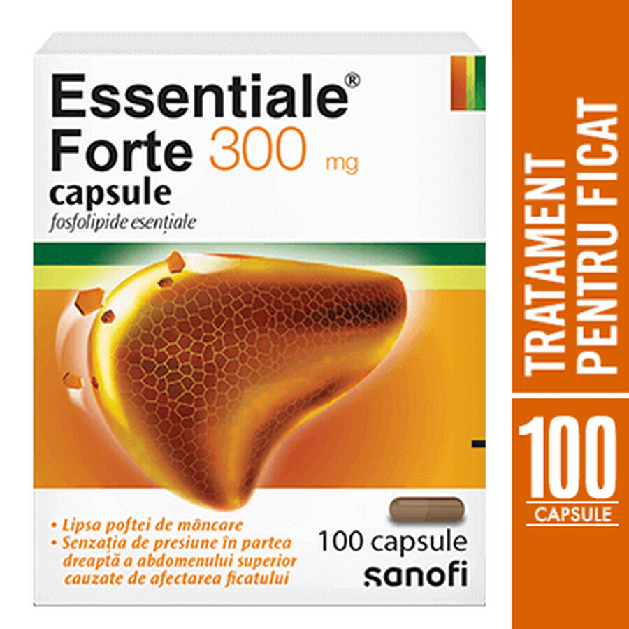 Essentiale Forte, 300 mg, 2 x 100 capsule, Sanofi