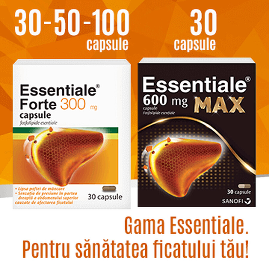 Essentiale Forte, 300 mg, 2 x 100 capsule, Sanofi