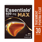 Essentiale MAX 600 mg, 2 x 30 capsule, Sanofi