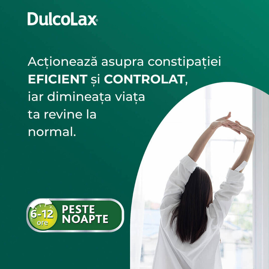 Dulcolax, 5 mg, 2 x 30 drajeuri gastrorezistente, Sanofi