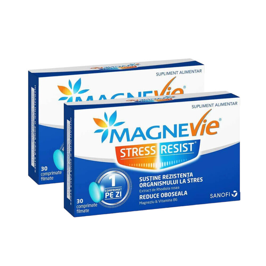 Magnevie Stress Resist, 2 x 30 comprimate, Sanofi