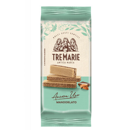 Barquillos de chocolate y almendra, 36 g, Tre Marie