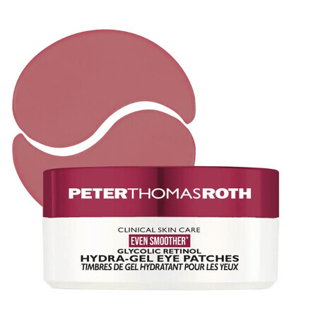 Augenpflaster Even Smoother Glycolic Retinol Hydra-Gel, 60 Stück, Peter Thomas Roth