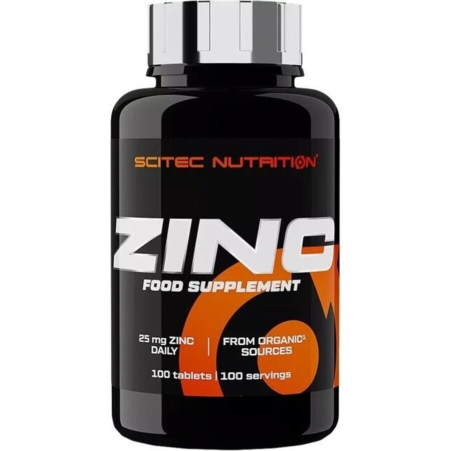 Scitec Nutrition Zinc 1×100 tbl, food supplement