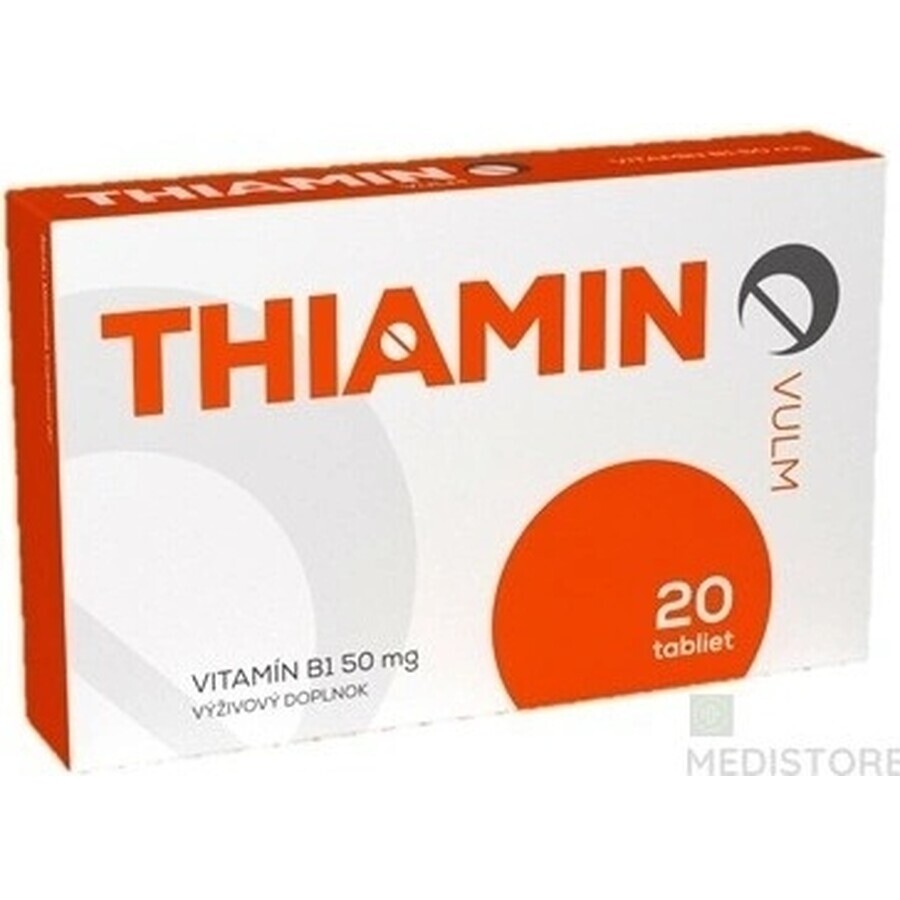 VULM THIAMIN 1×20 pezzi, integratore alimentare