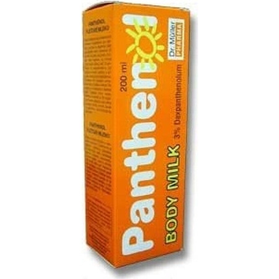 Dr. Müller LATTE CORPO AL PANTENOLO 1×200 ml, crema corpo