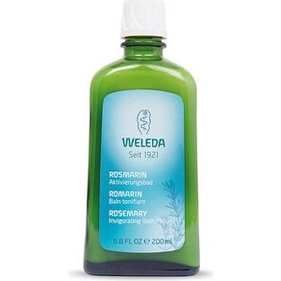 WELEDA Sapone da bagno tonificante al rosmarino 1×200 ml, sapone da bagno