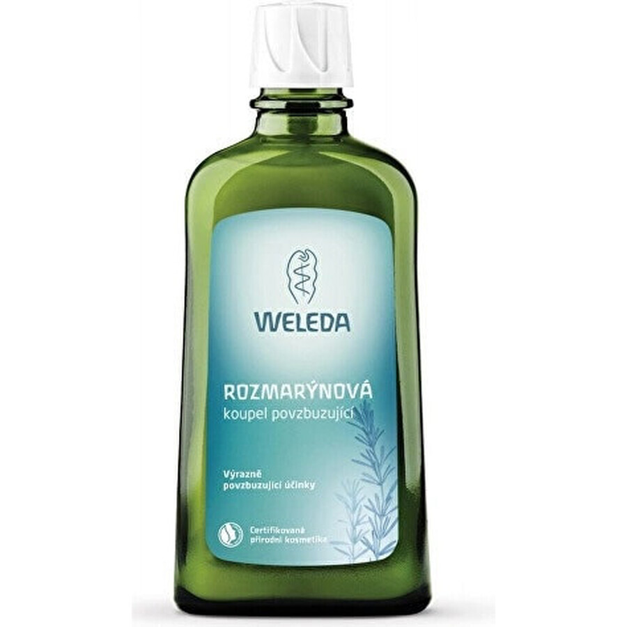 WELEDA Sapone da bagno tonificante al rosmarino 1×200 ml, sapone da bagno