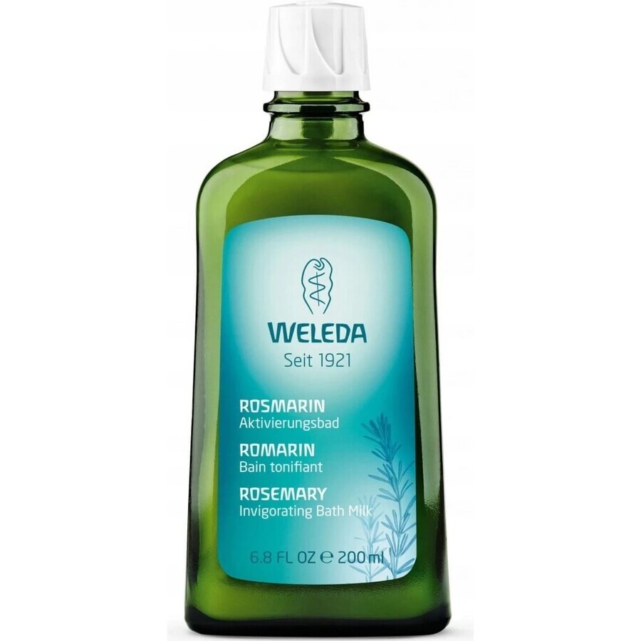 WELEDA Sapone da bagno tonificante al rosmarino 1×200 ml, sapone da bagno