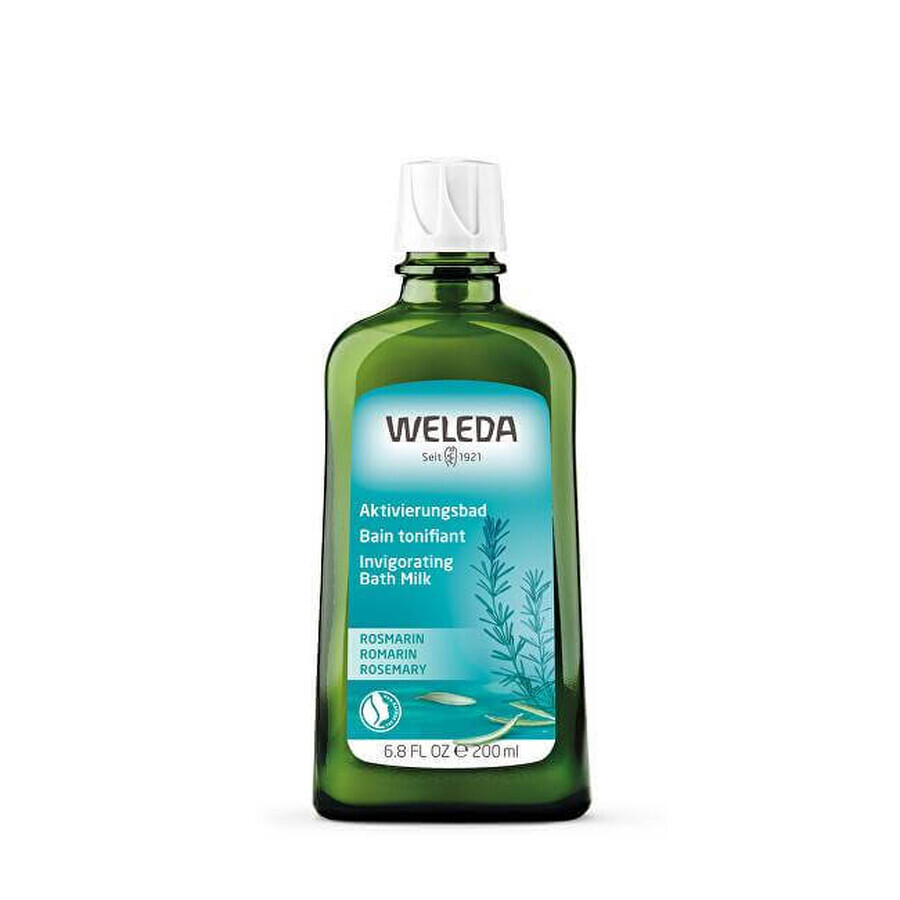 WELEDA Sapone da bagno tonificante al rosmarino 1×200 ml, sapone da bagno