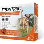 FRONTPRO® comprimate masticabile antiparazitare pentru câini (4-10 kg) 1×3 tbl, comprimate antiparazitare