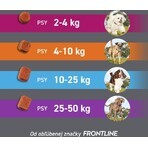 FRONTPRO® comprimate masticabile antiparazitare pentru câini (4-10 kg) 1×3 tbl, comprimate antiparazitare