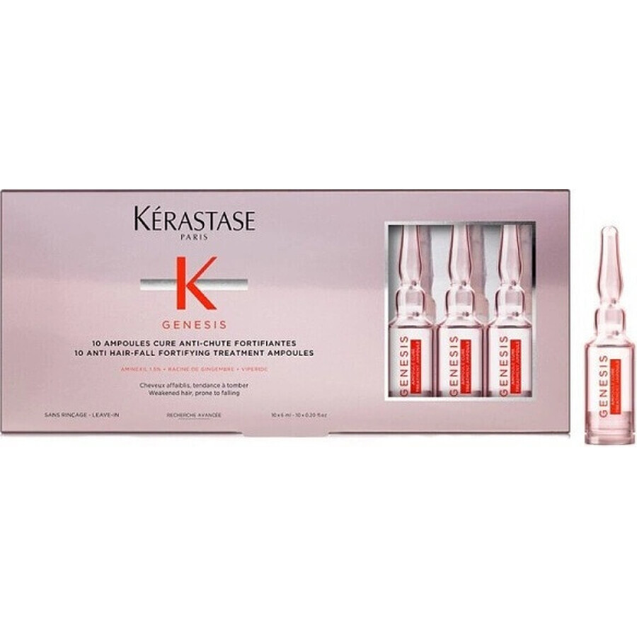 Kérastase Intensivkur für schwaches, zu Haarausfall neigendes Haar Genesis 1×6 ml, Intensivkur für schwaches Haar