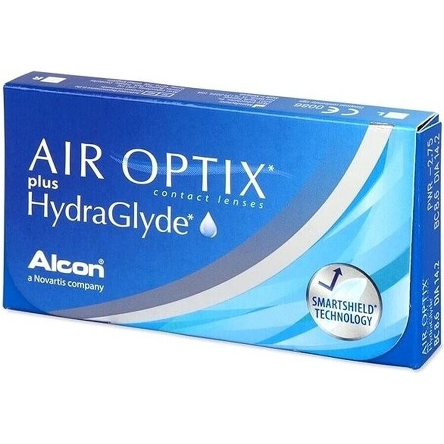 Airoptix Plus Hydraglyde D-00.75 Z8.6 6pcs