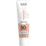 NAÏF Crema protettiva solare SPF 50 per bambini e neonati senza profumo 1×100 ml, protezione solare