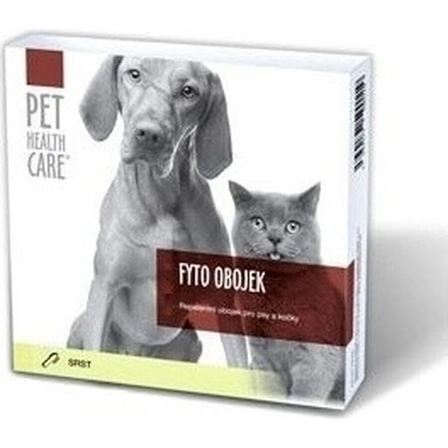 PET HEALTH CARE FYTO COLLAR FORTE 1×1 buc, guler repelent pentru câini și pisici