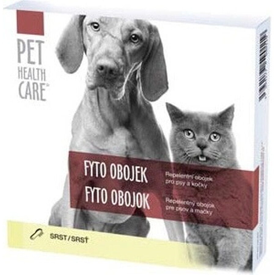 PET HEALTH CARE FYTO COLLAR FORTE 1×1 buc, guler repelent pentru câini și pisici