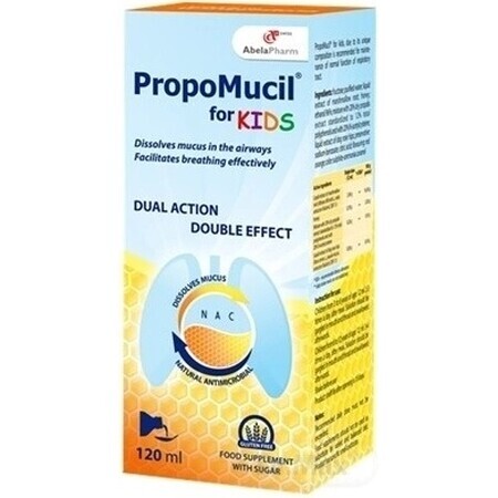 PropoMucil para NIÑOS 1×120 ml, jarabe inmunitario