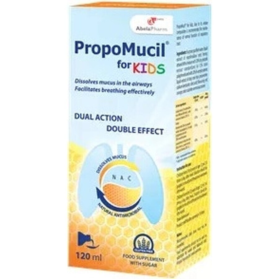 PropoMucil para NIÑOS 1×120 ml, jarabe inmunitario