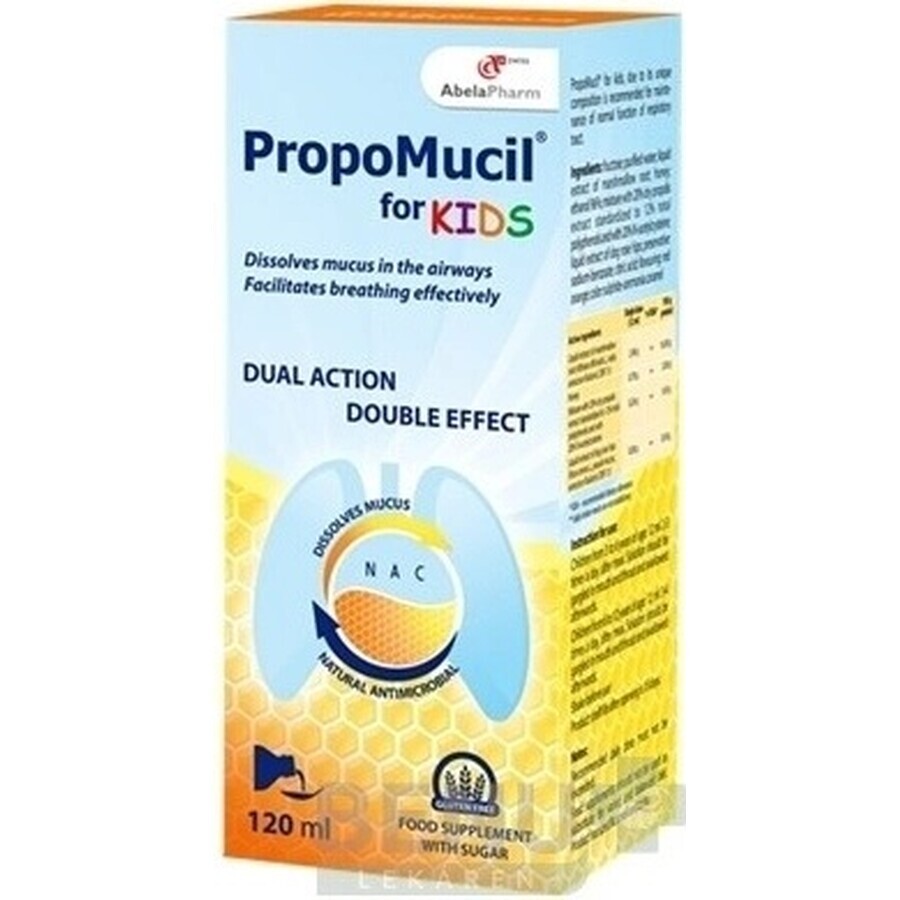 PropoMucil para NIÑOS 1×120 ml, jarabe inmunitario