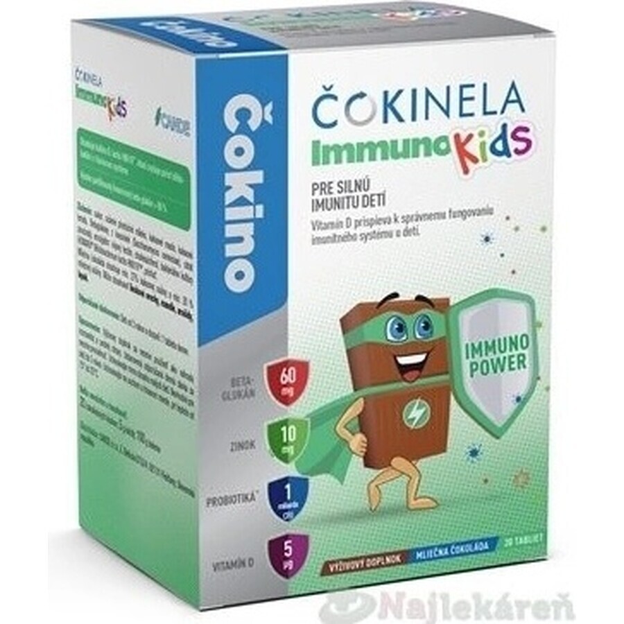 Batoane de ciocolată COCINELA Immuno Kids 1×20 buc