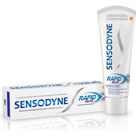 Sensodyne Rapid 1x75 ml, pastă de dinți pentru dureri de dinți sensibili