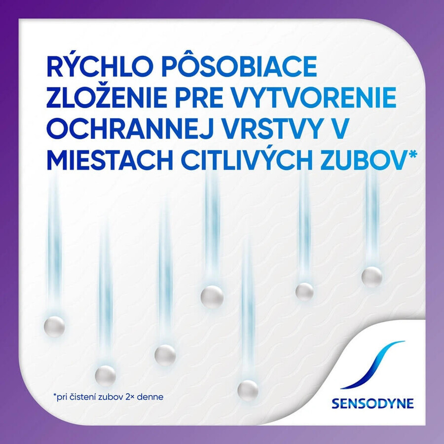 Sensodyne Rapid 1x75 ml, pastă de dinți pentru dureri de dinți sensibili